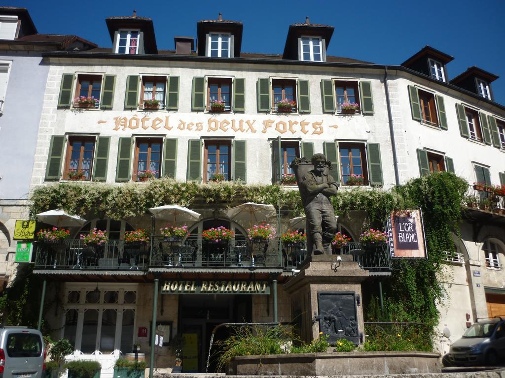 Logis Hotel Des Deux Forts Salins-les-Bains Habitación foto